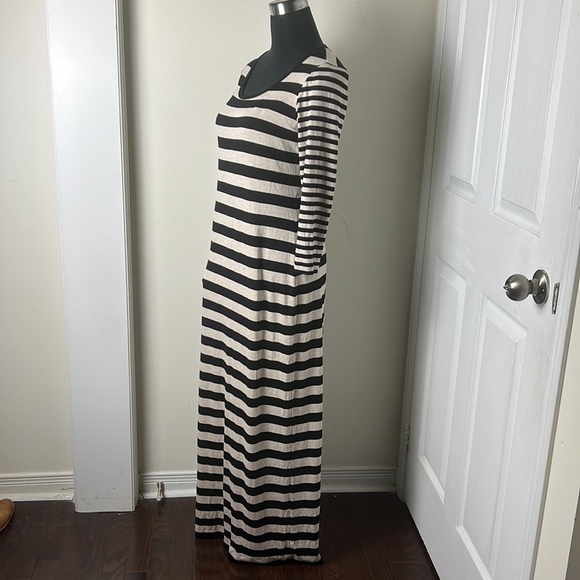 Calvin Klein knit Rugby Stripes Maxi Sweater Dress Size 6 - Picture 11 of 15